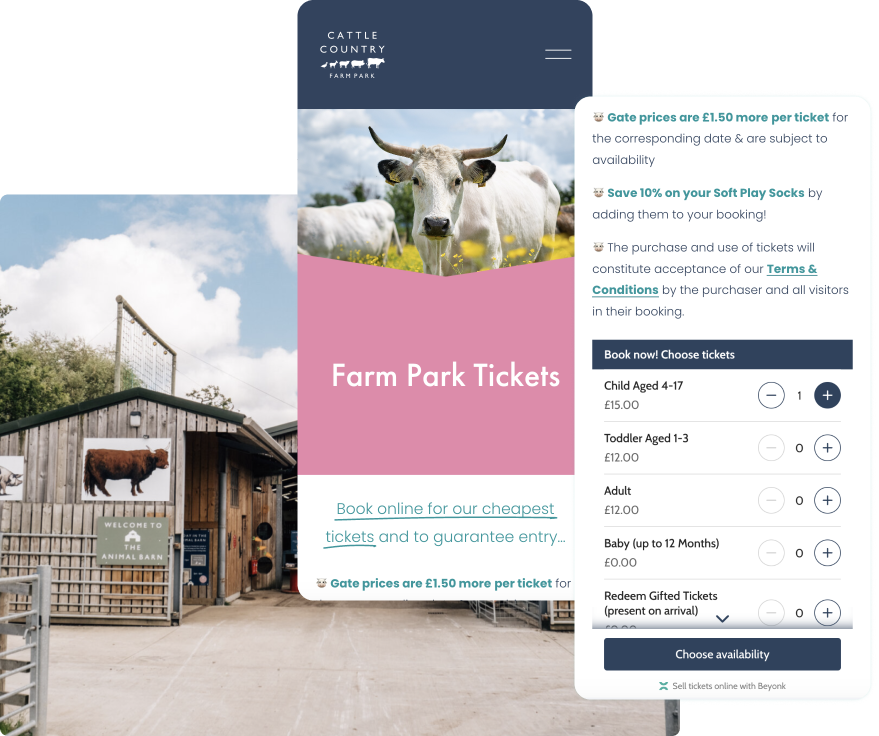 Cattle Country sell tickets online