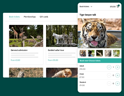 animal attraction ticketing software hero